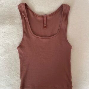 SKIMS Brown Tank Top sz M